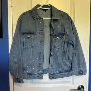 NOBO rhinestone denim jacket